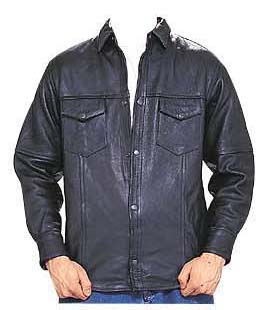 Men's Leather Shirts