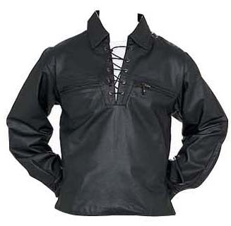 Men's Leather Shirts