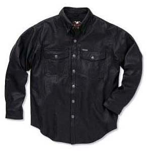 Men's Leather Shirts