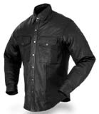 Men's Leather Shirts